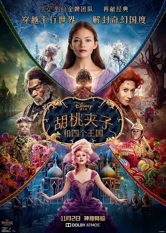 【直链】电影《胡桃夹子和四个王国（2018）》 - 1080P/720P高清HD下载