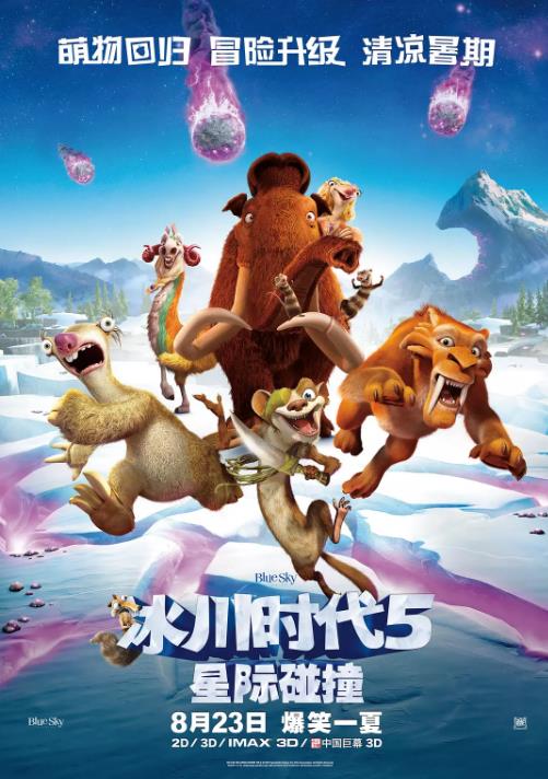 【直链】电影《冰川时代5：星际碰撞（2016）》 - 1080P/720P高清HD下载