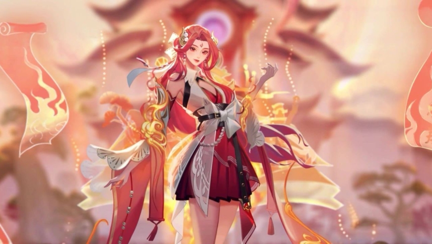 魅焰有灵,浴炎而生——貂蝉五五开黑节皮肤动态短片