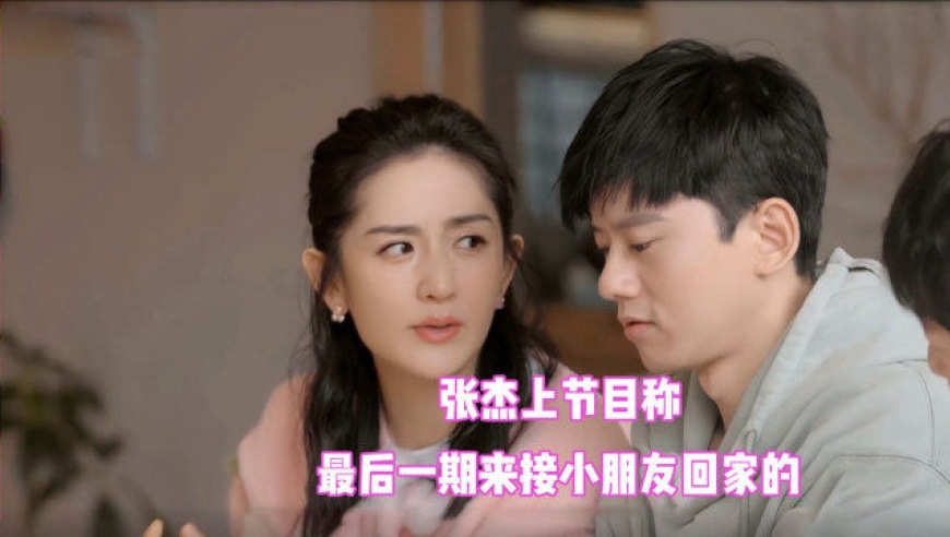 张杰谢娜多好嗑,张杰上节目说:最后一期来接小朋友回家的