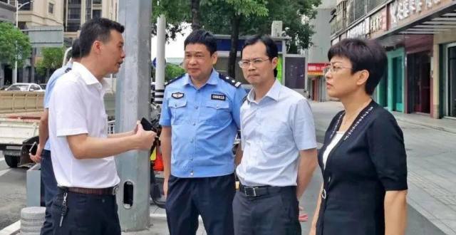 区长尤朝东带队检查指导文明创建工作