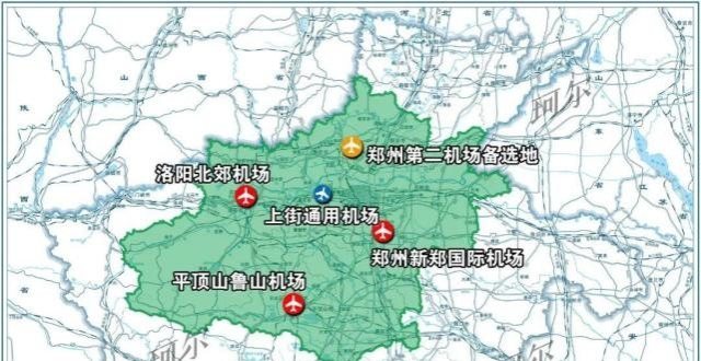速看:河南机场中长期布局规划公示,郑州第二机场选址这里最为合适!