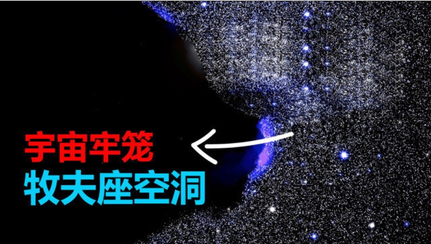 牧夫座空洞:直径2.5亿光年,内部只有不到100个星系存在