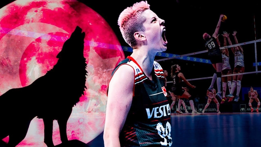 土耳其女排卡拉库尔特"2022世界女排联赛"进攻得分精彩集锦