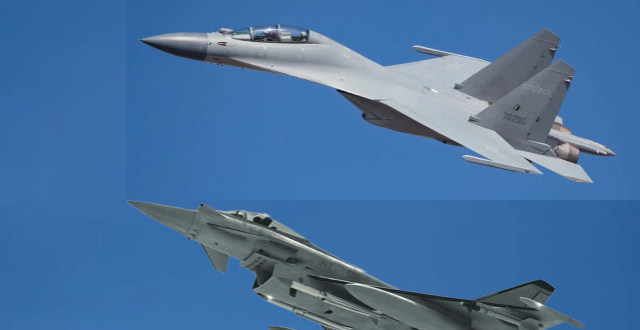 德军台风战机要来亚太,运油-20亮相台海,助歼16全程伴飞德军机