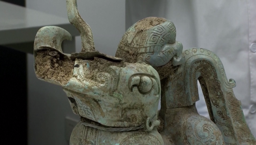 "猪鼻龙" "四翼小神兽",三星堆又上新了!