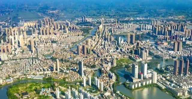 空中俯瞰天门城区，原来这样震撼……_腾讯新闻