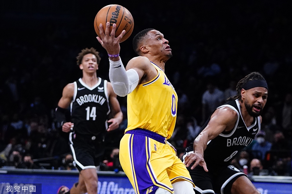 正视频直播nba篮网vs湖人 昔日兄弟相争威少能否走出困境?