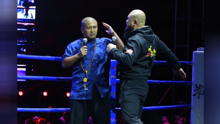 太极雷雷vs王知亮二番战,一见面就抽耳光