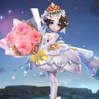 王者荣耀小乔 纯白花嫁皮肤秀,给百里玄策那一