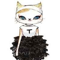 非常容易编织的双色兔子花图案,织拖鞋、毛衣