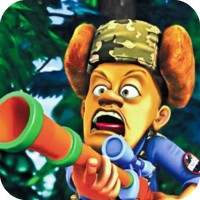 熊出没:光头强为了骗熊二居然假装成小孩子,太