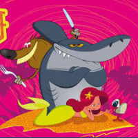 搞笑动画鲨鱼哥:鬓狗化身美人鱼,鲨鱼哥宠妻狂