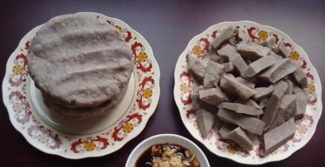 石家庄深泽特产高庙扒糕,传统民间美味
