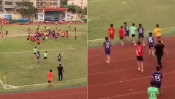 海南高中联赛被曝发生大规模群殴，多名学生球员受伤