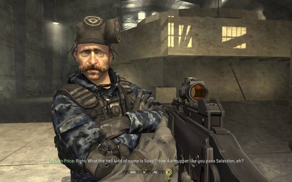 约翰·普莱斯是《使命召唤》系列中重要的人物之一,肥皂的长官,仍保持