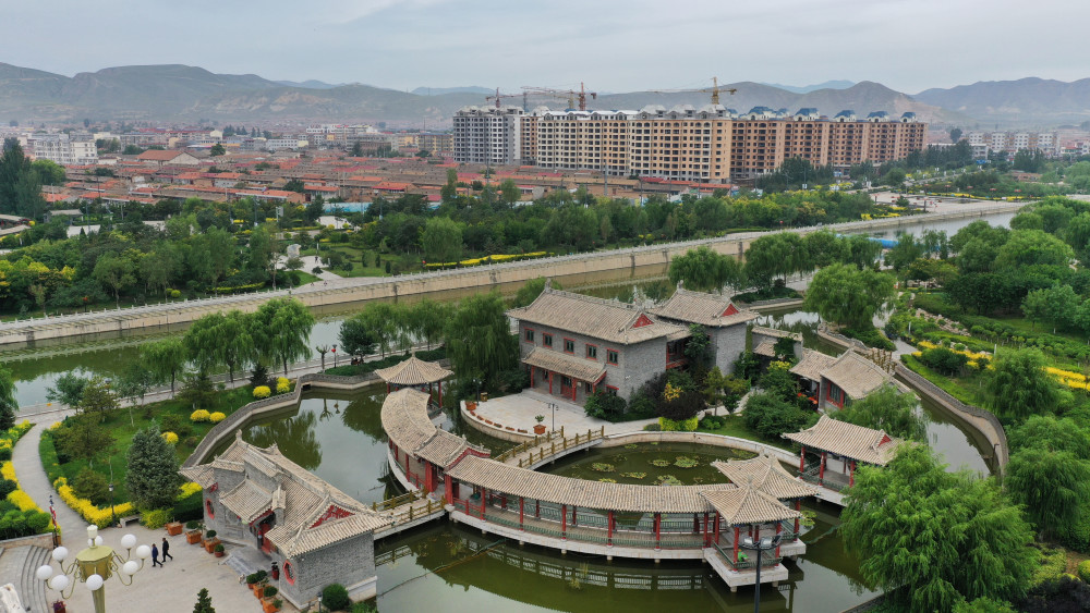 山西广灵湿地颐养塞上水城