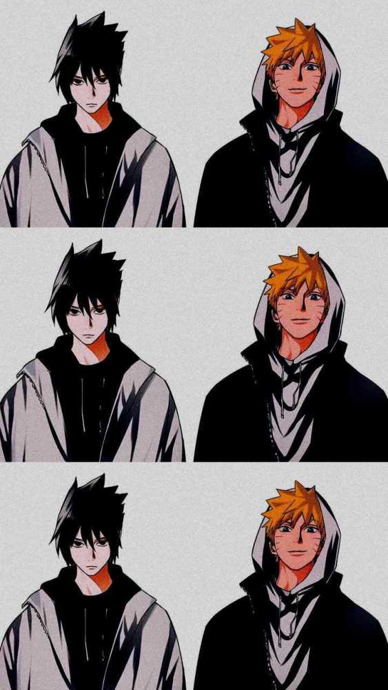 《火影忍者壁纸》黑白宇智波鼬带土手机壁纸