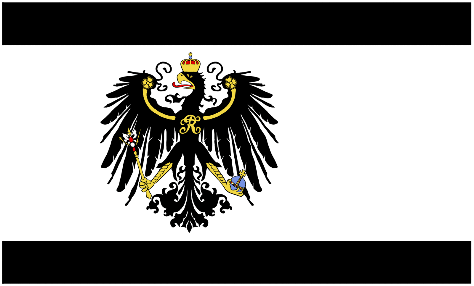 普鲁士黑鹰旗图片