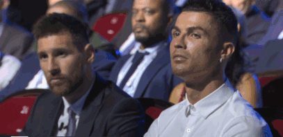 c罗梅西全场秀恩爱久别重逢说小话接受采访笑得欢