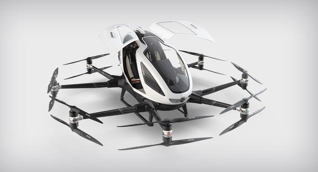 载人无人机呼之欲出青睐多旋翼轴数空中出租车载多人垂直起降
