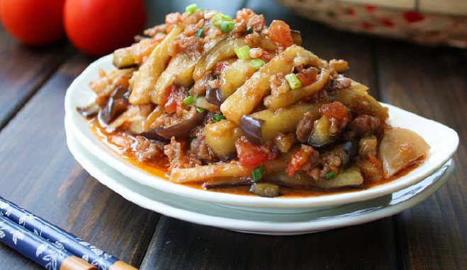 美食,家常菜,饭店,茄子,炒茄子