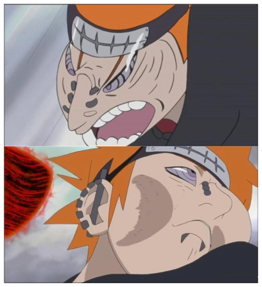 火影众人怎么崩坏画风?佩恩因为愤怒,佐助因为打斗,他就厉害了