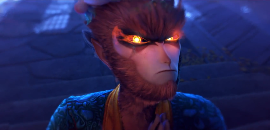 哪吒后孙悟空也黑化,看到他的火眼金睛,网友:不输哪吒三头六臂