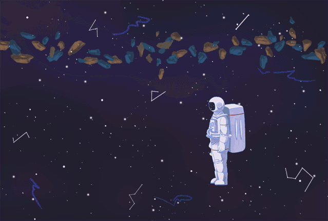 星河满目琳琅 可你是逆着风跑的星光你是晚夏遗留在深海里的星星 想把