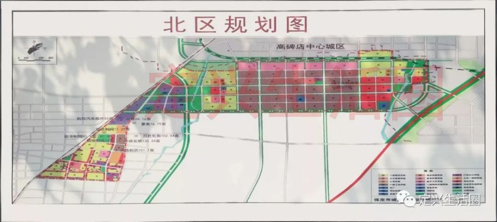 定兴南北区规划图曝光百度河工大科技园位置曝光