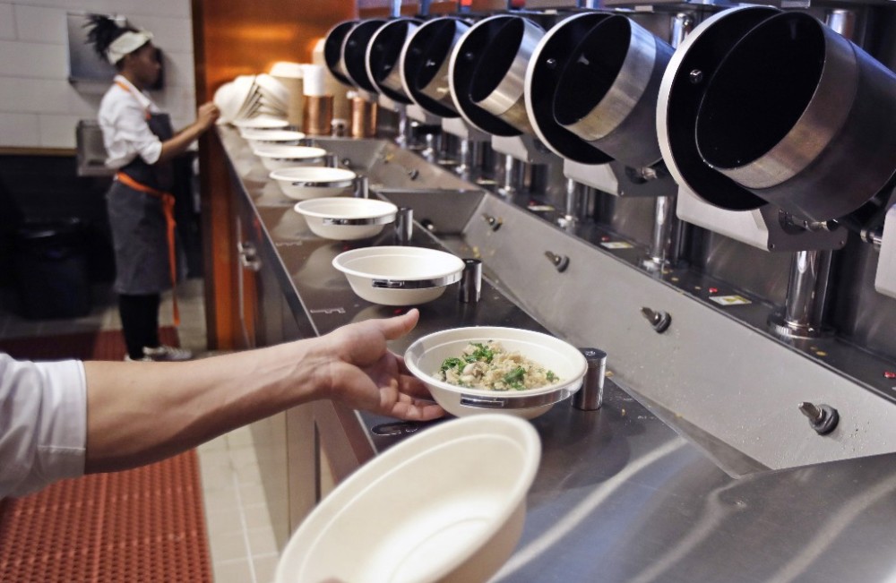 波士顿推出机器人餐厅,点好餐机器人烹饪,"吐"到碗里就能吃 - 云 社区