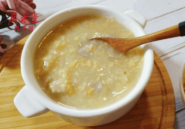 月子餐之幸福点心——芋头绿豆仁羹