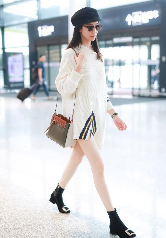 张钧甯的腿是有多白?双腿自带"丝袜特效",一点赘肉都没有