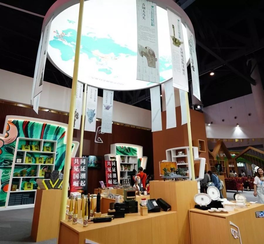 惊艳三星堆博物馆文创亮相西博会