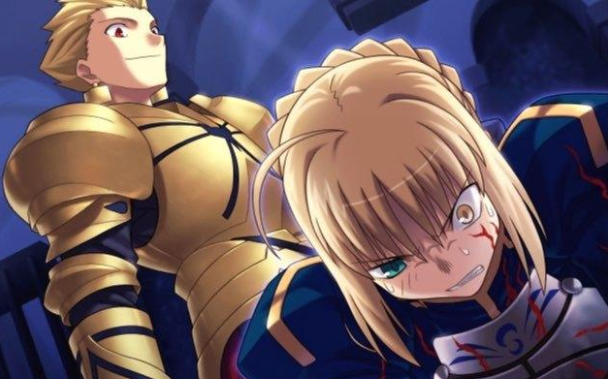 金闪闪,saber,黑化,黑saber,动漫,卫宫士郎