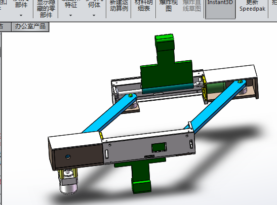 机械结构设计平行四边形双足步行机器人的设计与研究