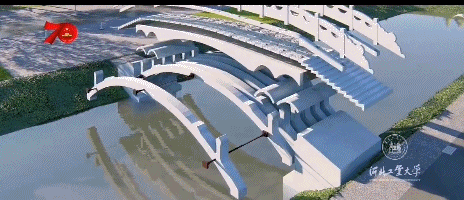 该桥跨度18.04米,总长28.