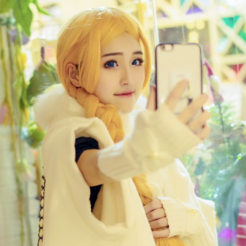 穿越火线cosplay,美如画的小姐姐