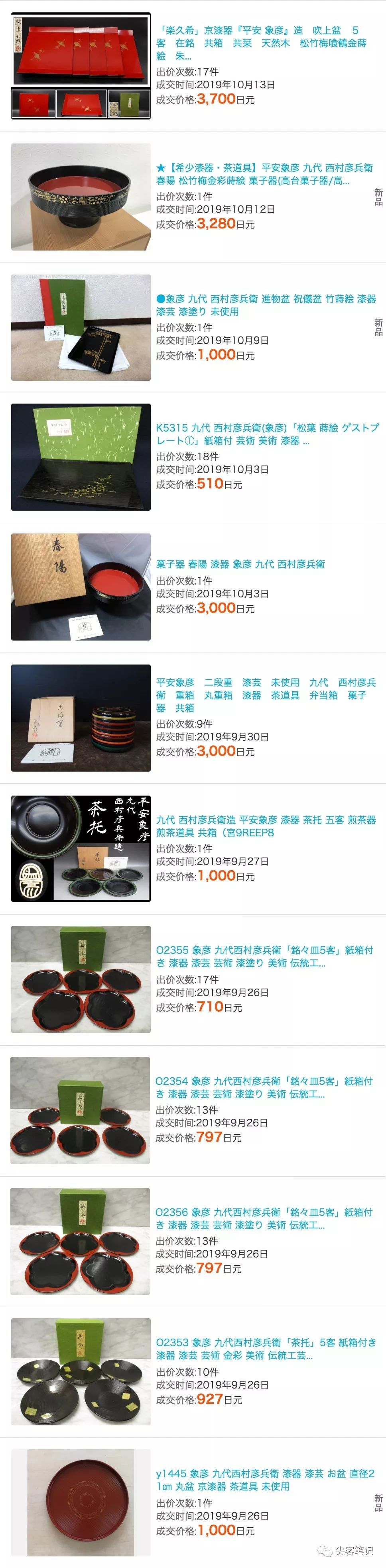 京都平安象彦吹上膳5枚セット