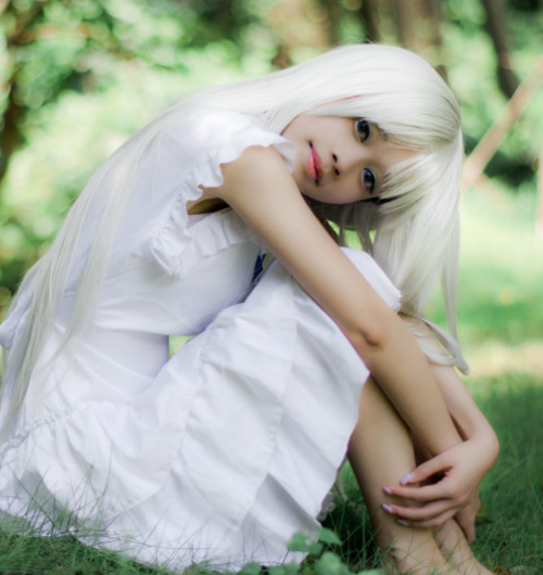 未闻花名面码cosplay,唯美清新的coser