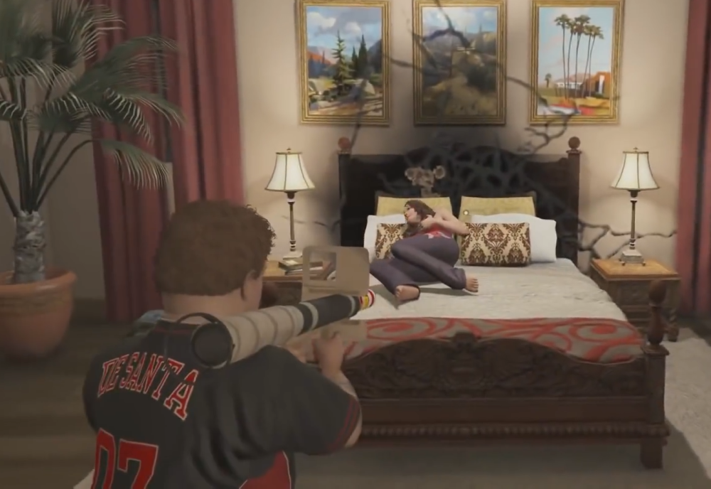 gta5:玩游戏时必做的几件事,亚曼达没有人会放过