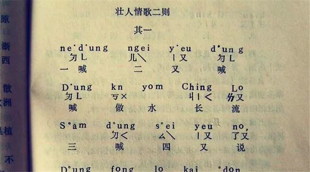 壮族,方言,汉字,民歌,布洛陀诗经