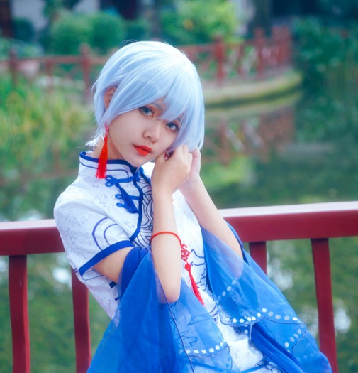 古风言和cosplay,清新优雅的coser