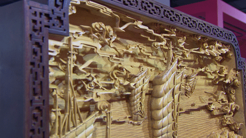 在东阳中国木雕