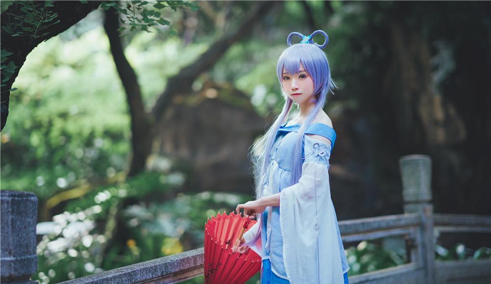 虛擬歌姬cosplay:洛天依:天涯明月洛天依