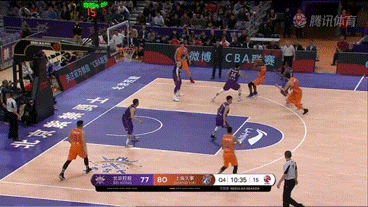 的王少杰 在昨晚北控对阵上海的比赛中 才算是真正感受到了cba的强度