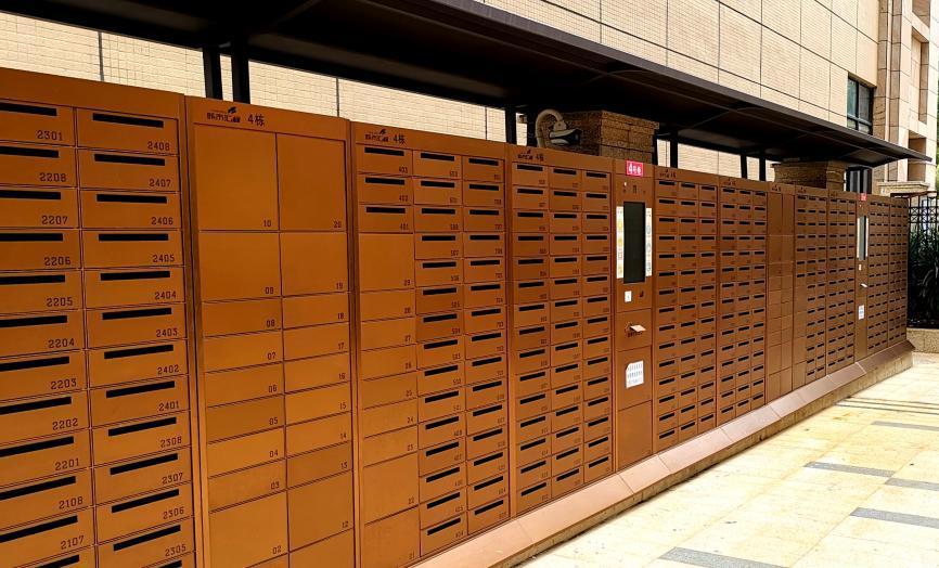 速易宝城市汇峰二合一智能信包箱不一样的信报箱