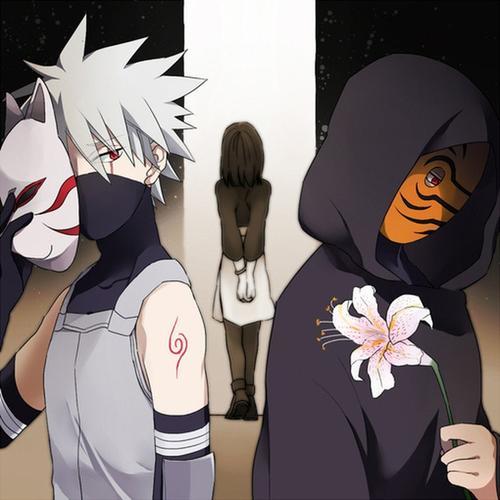 卡卡西,带土,写轮眼,火影忍者,波风水门,忍者