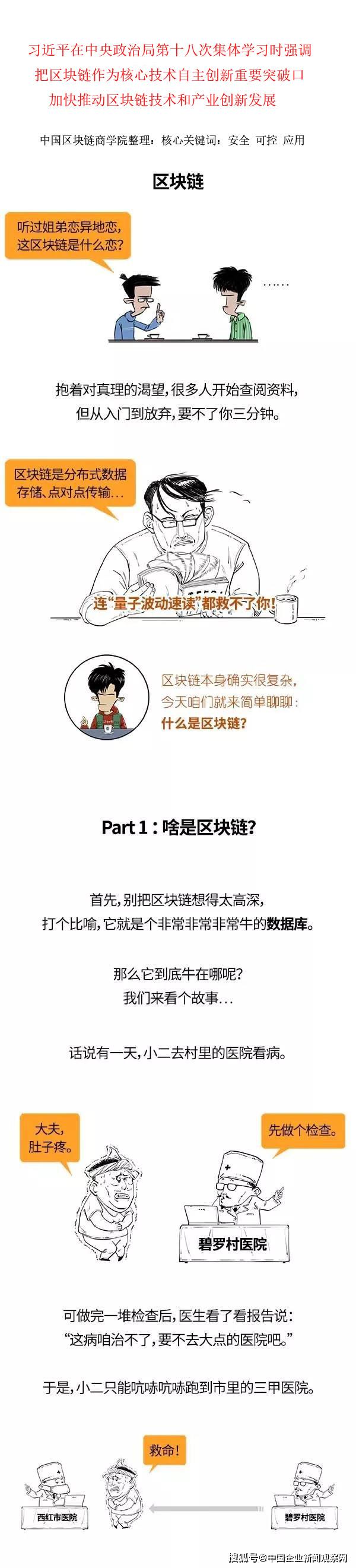 用经典漫画读懂区块链的基础属性与常识 前沿投讯 科技创造价值