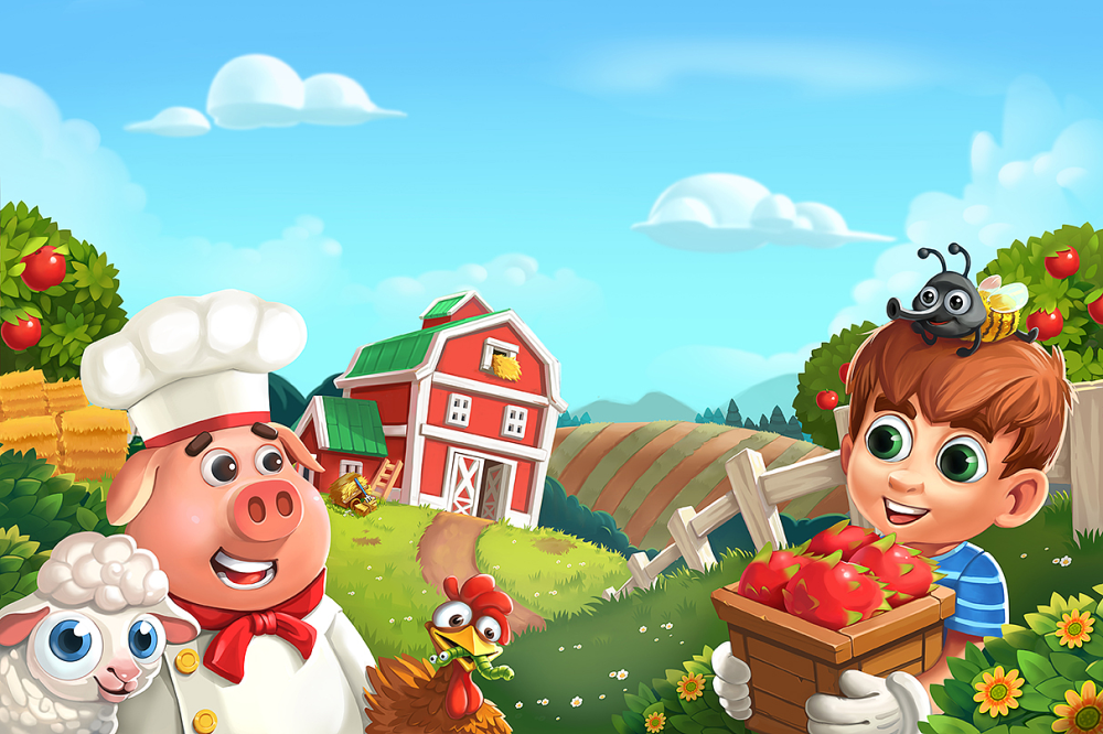 几款不同平台的农场游戏,可种菜养牛喂鸡体验农场生活